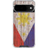 Philippines Flag Dark Wood Google Pixel 10 Clear Case